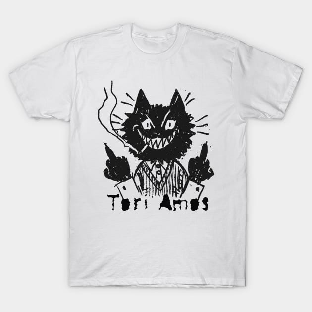 tori amos and the bad cat T-Shirt by vero ngotak